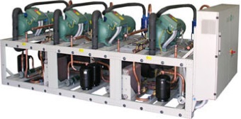 Chillers with remote condensers