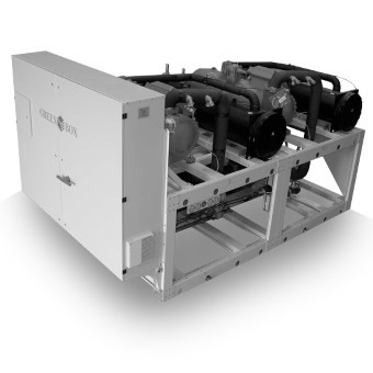 Water chiller with screw compressors SFW
